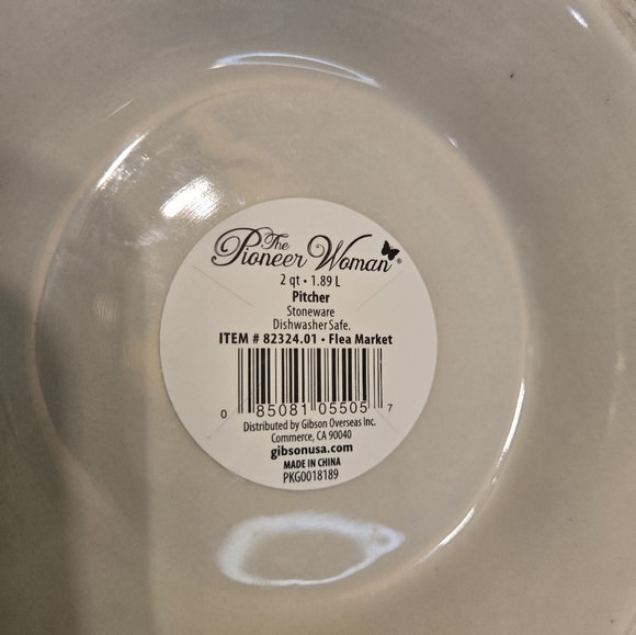 Pioneer Woman Flea Market Pitcher - Picture 4 of 4